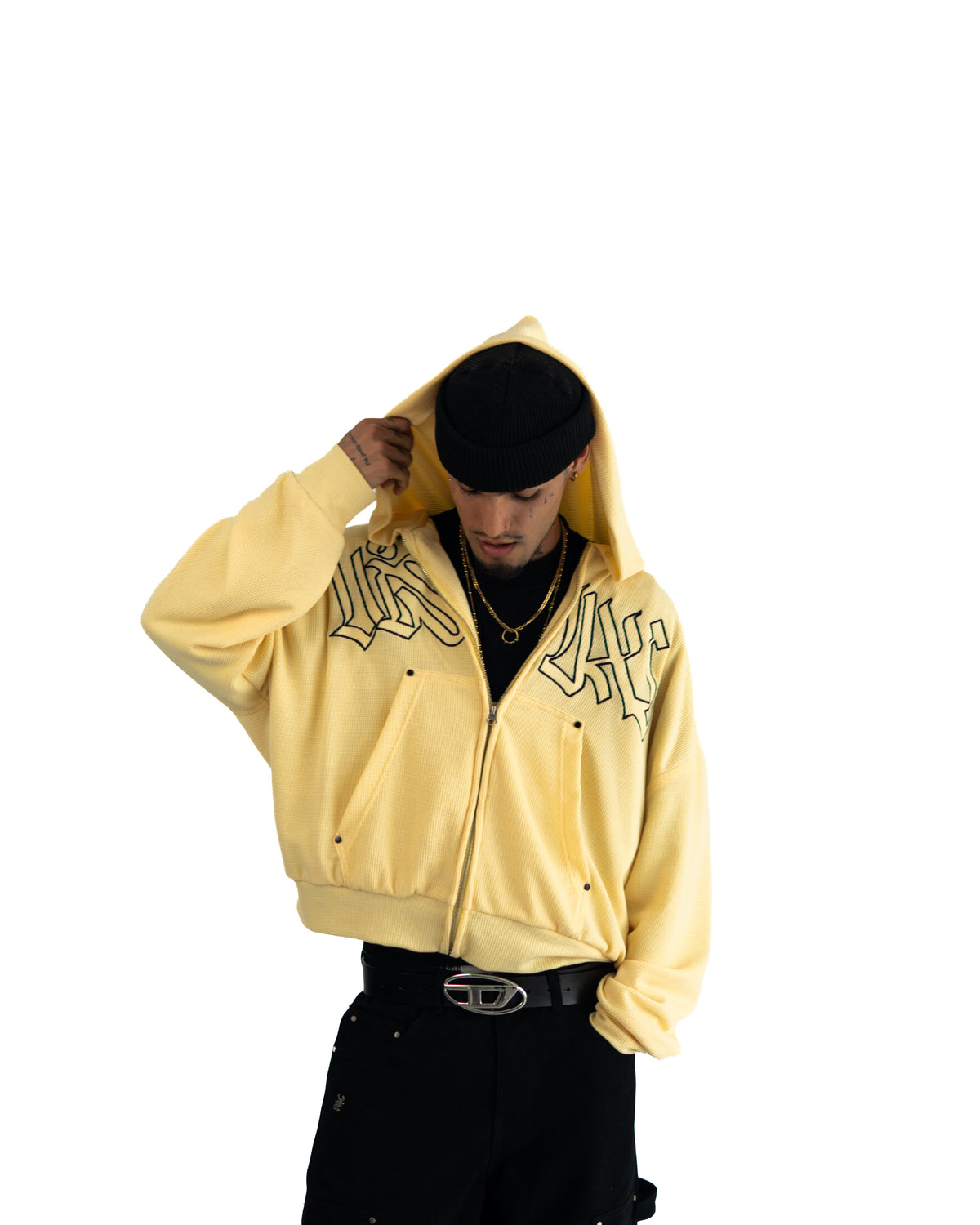 YELLOW ZIP HOODIE IGNITE