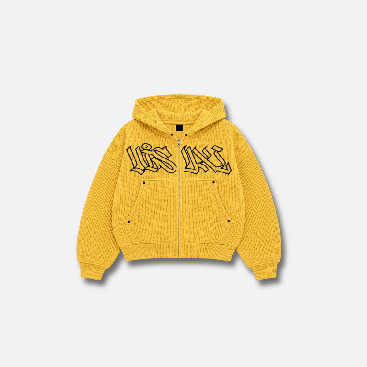 YELLOW ZIP HOODIE IGNITE